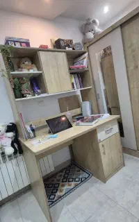 میز تحریر+کتابخانه