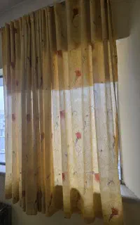 دو عدد پرده ریلی