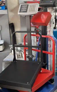 ترازو دیجیتال باسکول تاشو گارددار سیار