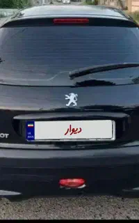 ۲۰۶ مدل ۸۹ تیپ ۳ مشکی بی رنگ