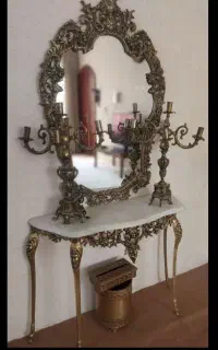 خرید آینه شمعدان لوستر گنجه کنسول لوازم سراسر مشهد