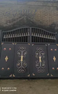 درب اهنی باغی ویلایی حیاطی