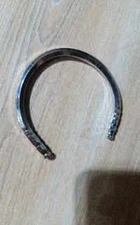 بنگل نقره ای مردانه کاملا نو