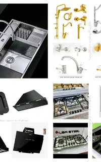شیرآلات هود سینک گرانیتی گازتوکار رومیزی کن کدV397