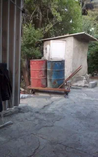 گاری بشکه تانکر ۲هزارلیتریچراغ زنبوری فانوس