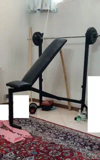 هالتر و میز هالتر و وزنه