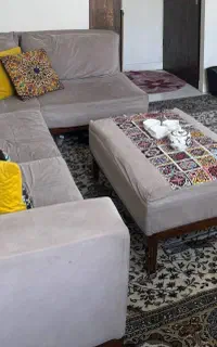 مبل راحتی پارچه ای ال