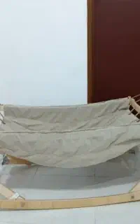 گهواره سنتی چوبی تاشو