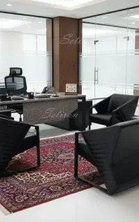 مبل اداری چرم و پارچه با شرایط اقساط