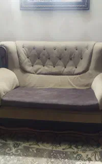 مبل راحتی چوب بسیار محکم مناسب ویلا ،باغ