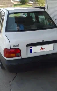 پراید89 بدون رنگ شاسی سالم