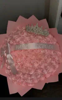 دسته گل پروانه ای و دسته گل رز ربانی