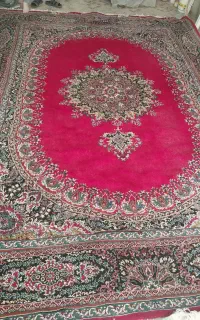 فرش زمرد کاشان۳×۴ سالم