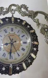 ساعت دو طرفه طلایی