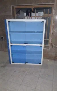 دراور.کمد دیواری چهار در.کتابخانه شیشه ایی