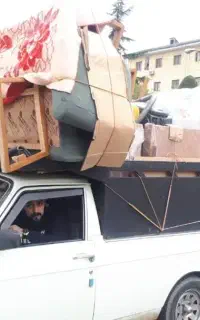 وانت‌ و نیسان بارحمل اثاثیه منزل باربری نیروی مجرب