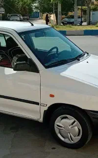 پراید ۹۵ فابریک بدون رنگ ضربه کولر روشن