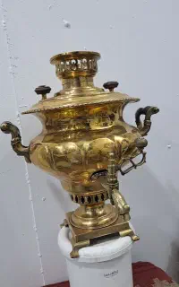 سماور روسی کهنه قدمت بالای ۱۲۰ سال