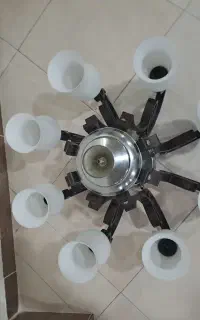 لوستر طرح چوب ۸ شاخه