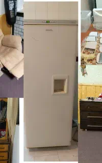 یخچال ، مبل تک نفره راحتی ، رنده برقی ، کتابخانه