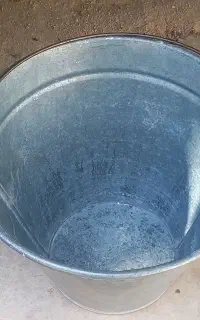 سطل فلزی ، سالم