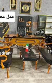 مبلمان سلطنتی کلاسیک اداری دفتر وکالت نمایشگاه