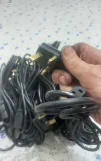 کابل برق سه پین برنجی کامپیوتر ماینر