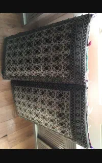 پشتی مختر قالی ترکمن دستباف