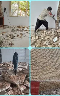 تخریب کلی وچزعی ساختمان
