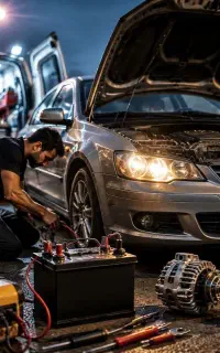باطری سازی و سیم کشی سیار در جیرفت