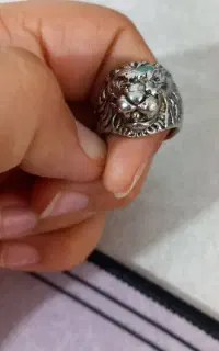 انگشتر طرح شیر