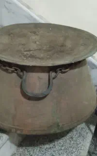 قابلمه بزرگ مسی قدیمی