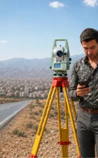 نقشه بردار کد یکتا gpsخدمات کامل نقشه برداری utm