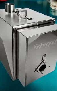 دیگ استخری تمام استیل