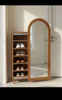 جاکفشی ایستاده آینه ریلی و کلاسیک و...