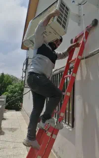 باز کردن نصب سرویس کولر گازی تعمیر لوله مسی