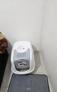 ظرف خاک مسقف گربه  بزرگ  ۲x لادج
