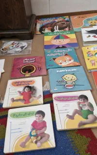 کتاب شعر ودو نمونه پازل(دو تیکه) کودک ۱ سال تا ۳