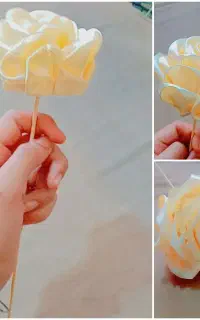 گل با نوار ساتن  و با قیمت مناسب