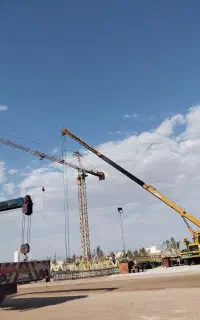 جرثقیل دکل بلند وکفی