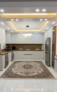 کابین لند/ کابینت آماده /MDF هایگلاس نئوکلاسیک