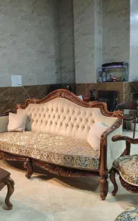 مبلمان گندمی کلاسیک