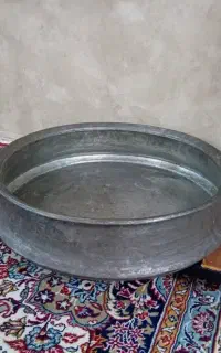 تشت مسی قدیمی عتیقه