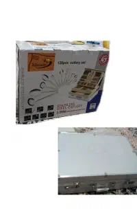 قاشق وچنگال128 پارچه