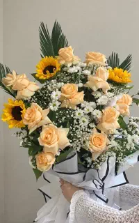 دسته گل طبیعی