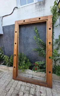 قاب چوبی آینه