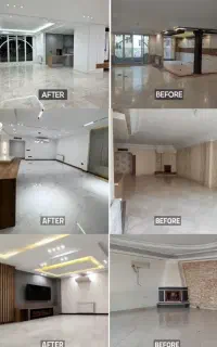 طراحی دکوراسیون داخلی بازسازی ساختمان منزل مغازه