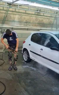 جذب خشکن وروشورحرفه ای در کارواش نانوبخارپاسارگاد