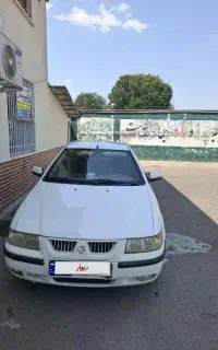 سمند سفید  دوگانه سوز مدل 91 سالم