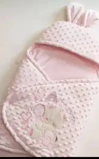 پتوی قنداقی مخمل برند بیبی لایک ترکیه